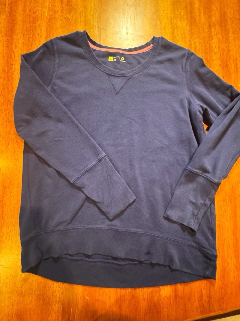 Xersion Navy Blue Crewneck Sweatshirt Size Large